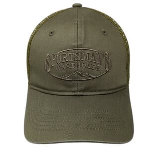 Sportsman's Warehouse Snapback Trucker Hat Green One Size Embroidered